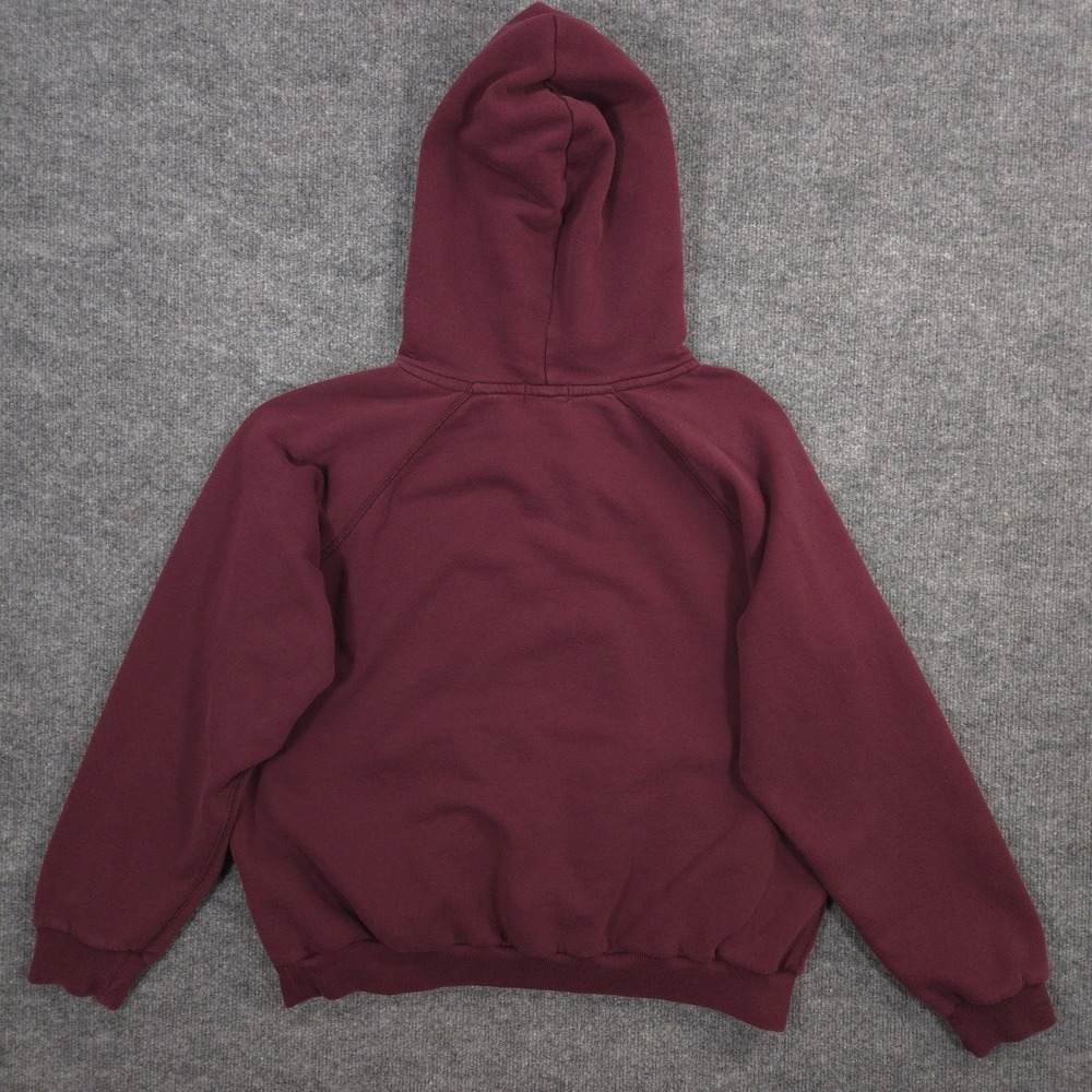 Polo Ralph Lauren Hoodie Mens XXL Burgundy Center Big Flesh Pony Fleece Pullover - Picture 3 of 9